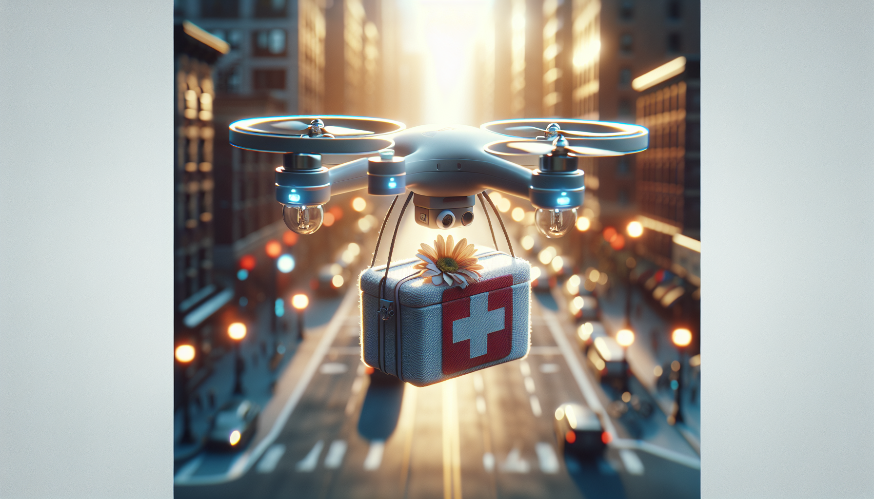 Emergency response drones carry first aid and awkward apologies