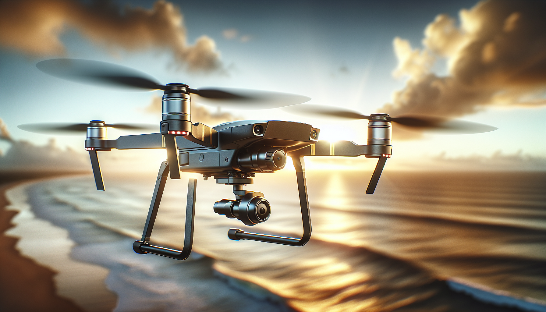 Drone cinematography captures clear aerial shots