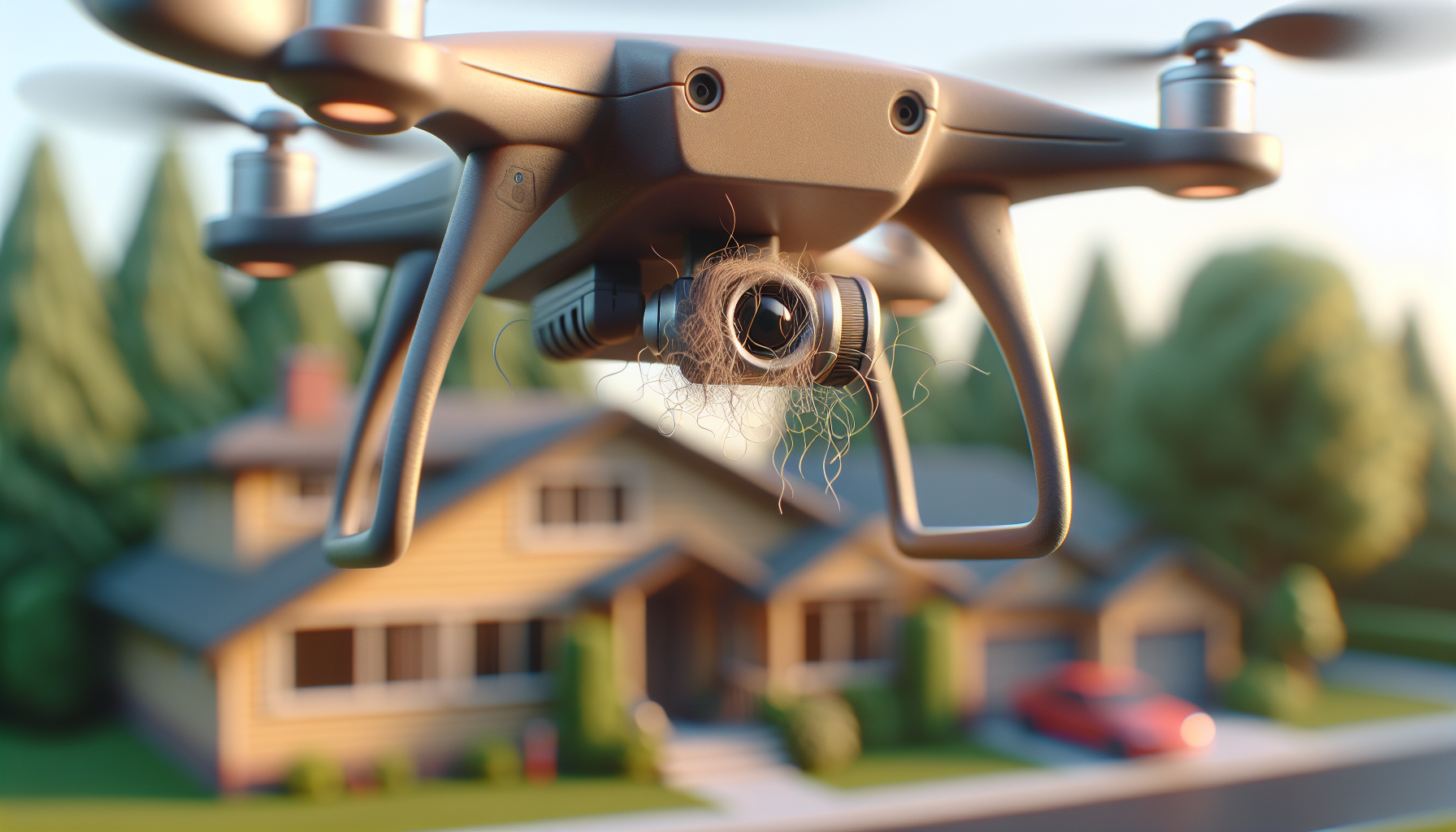 Drone cinematography reveals my neighbors bad haircut Drone cinematography reveals my neighbors bad haircut