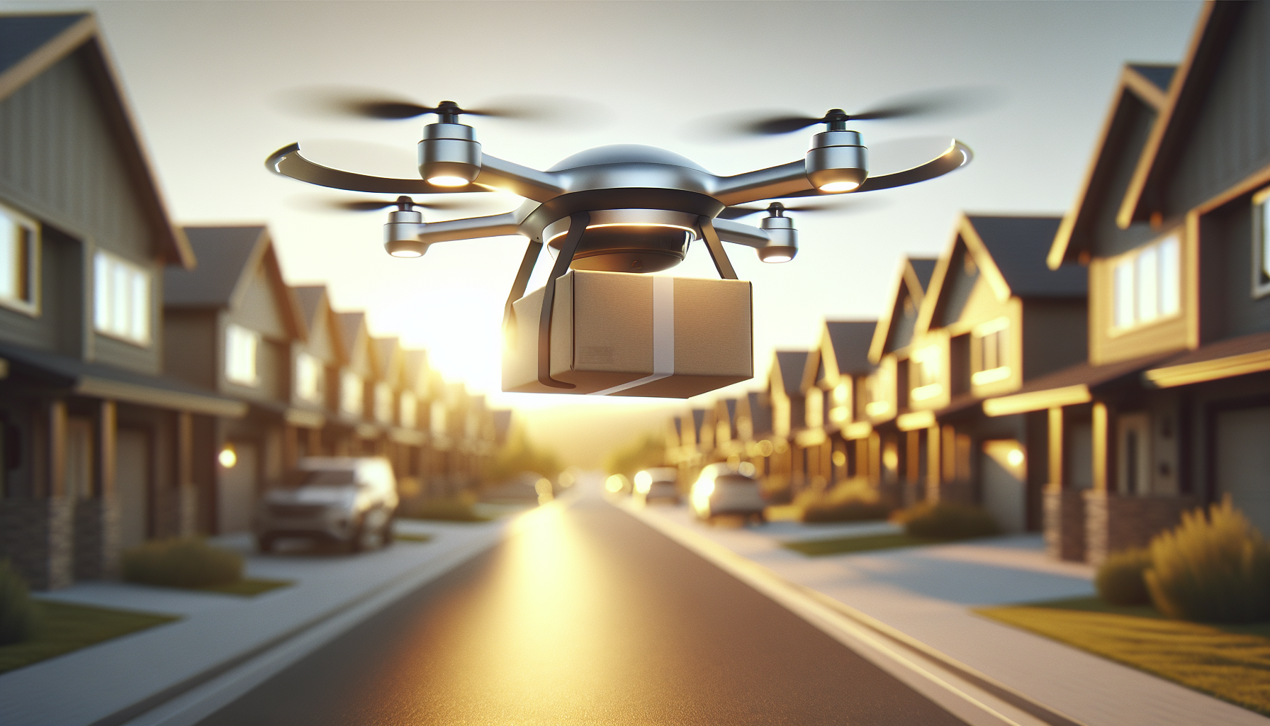 Parcel drone delivery brings fast service to neighborhoods