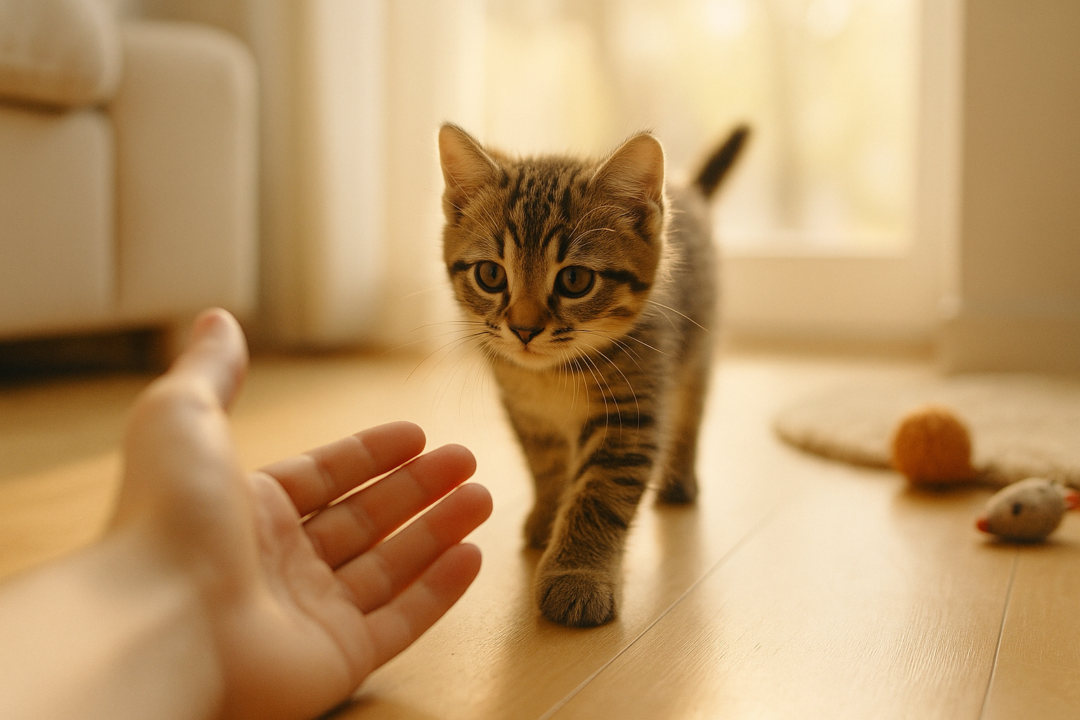 How to Train a Kitten to Be Friendly With People