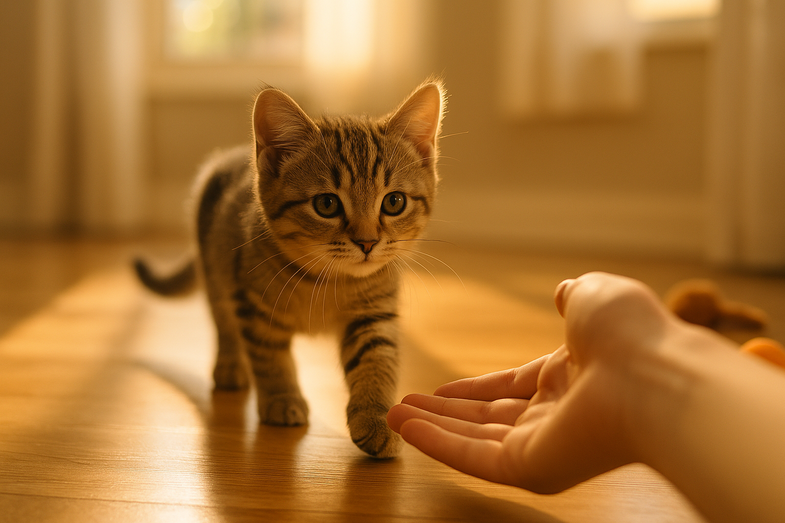 How to Train a Kitten to Be Friendly With People