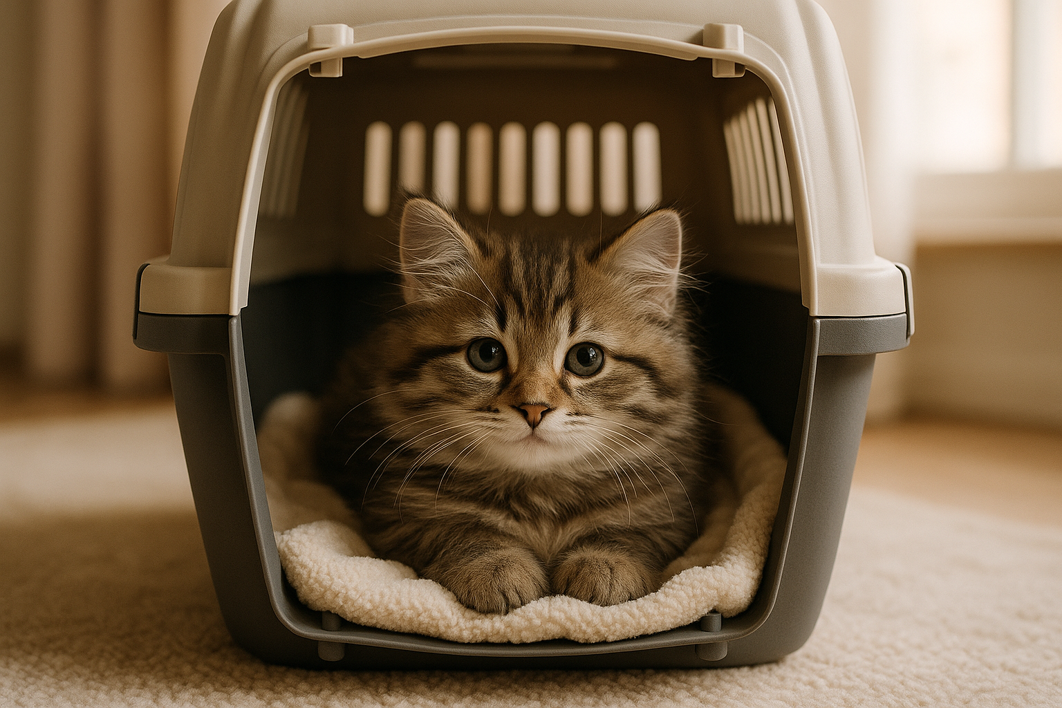 How to Train a Kitten to Stay Calm in a Carrier How to Train a Kitten to Stay Calm in a Carrier