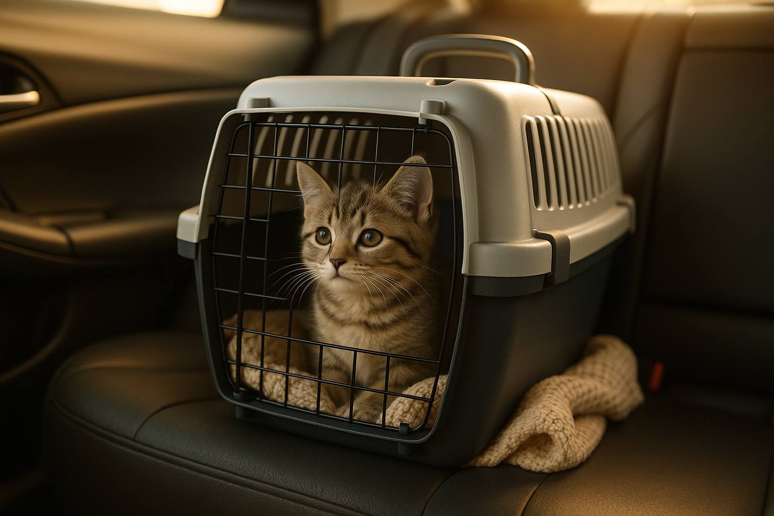 How to Train a Kitten to Travel in a Car