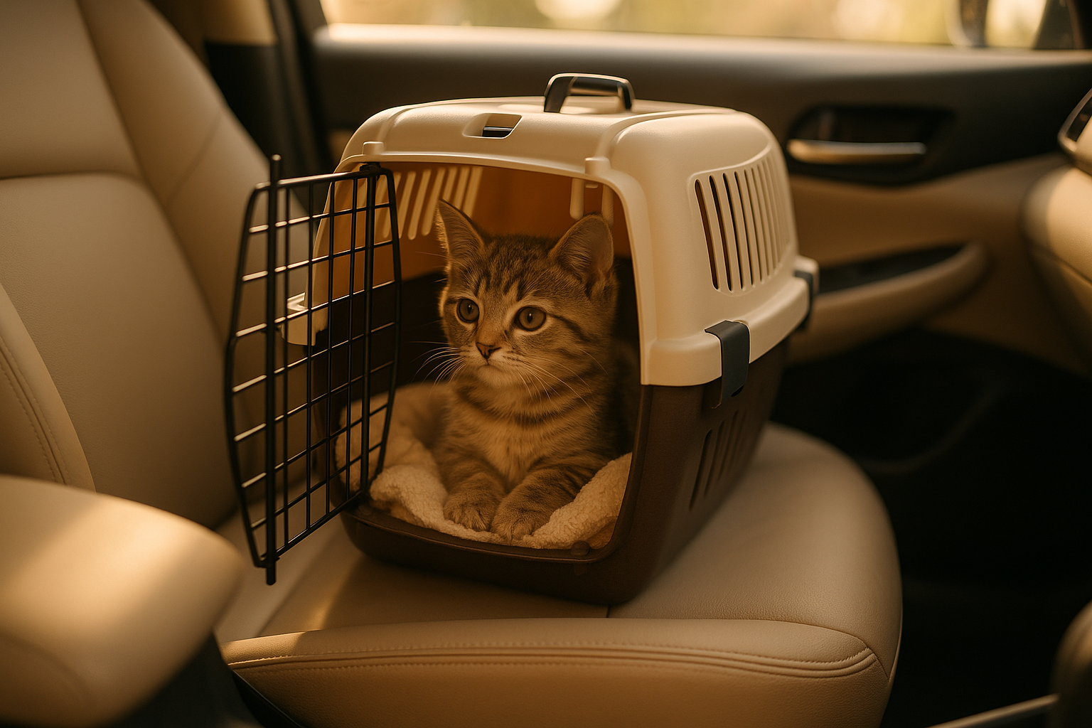 How to Train a Kitten to Travel in a Car