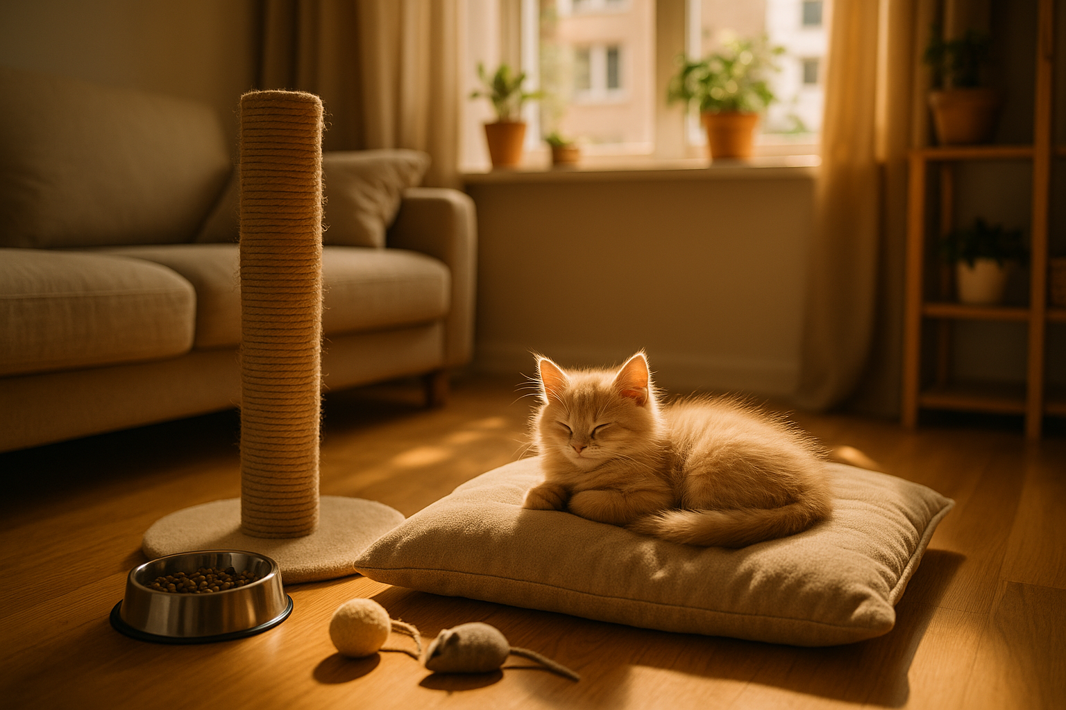 How to Train Kitten to Stay Home Alone Without Stress