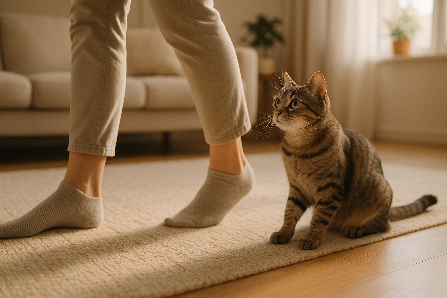 How to Stop Cat Attacking Feet While Walking