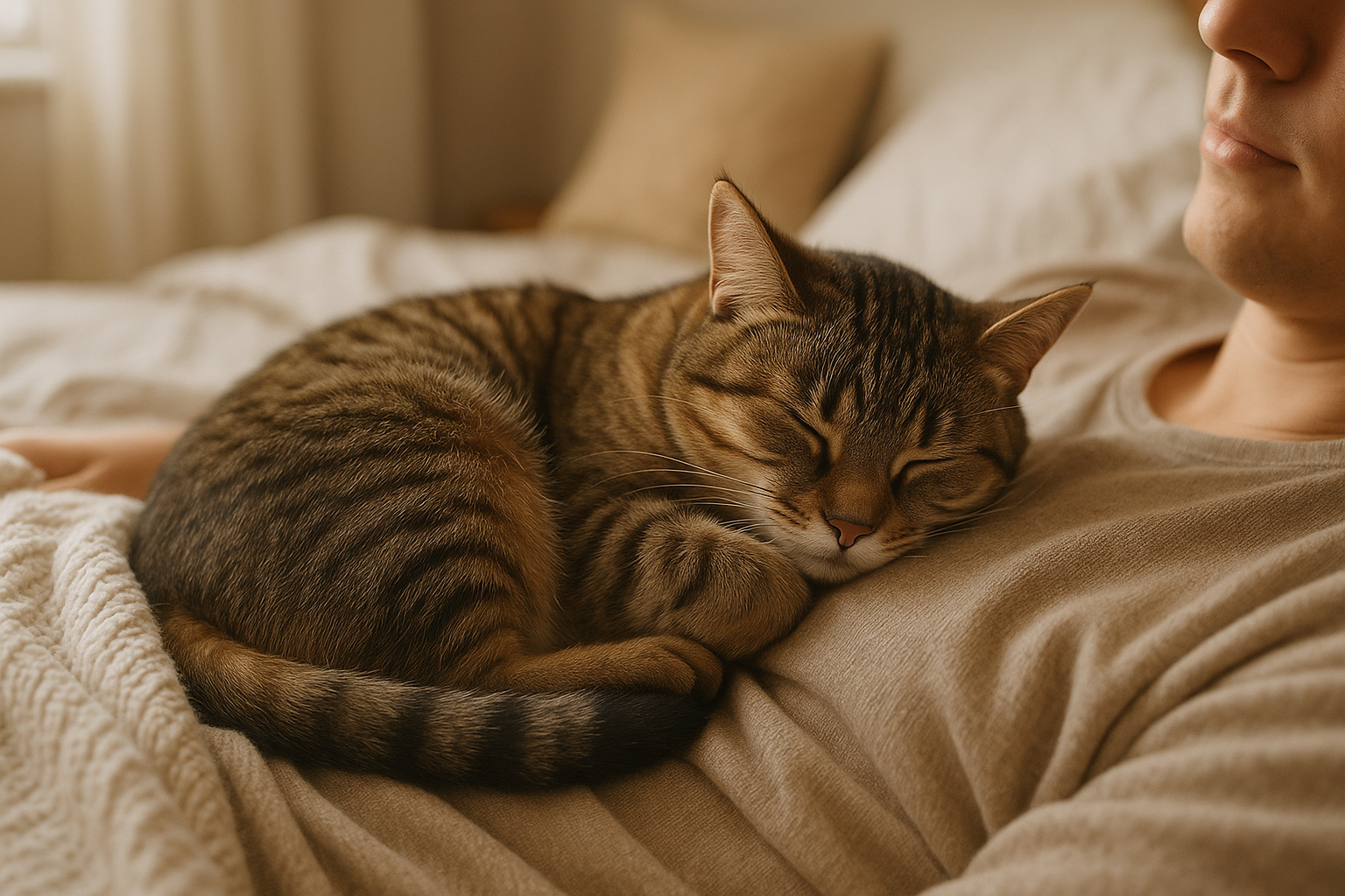 Why Does My Cat Sleep on My Chest Why Does My Cat Sleep on My Chest