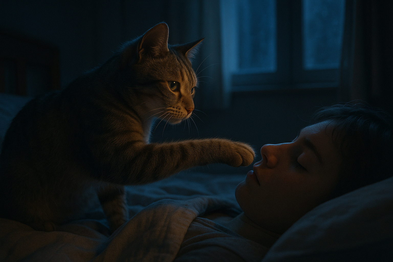 Why Does My Cat Lick My Face at Night and How to Stop It