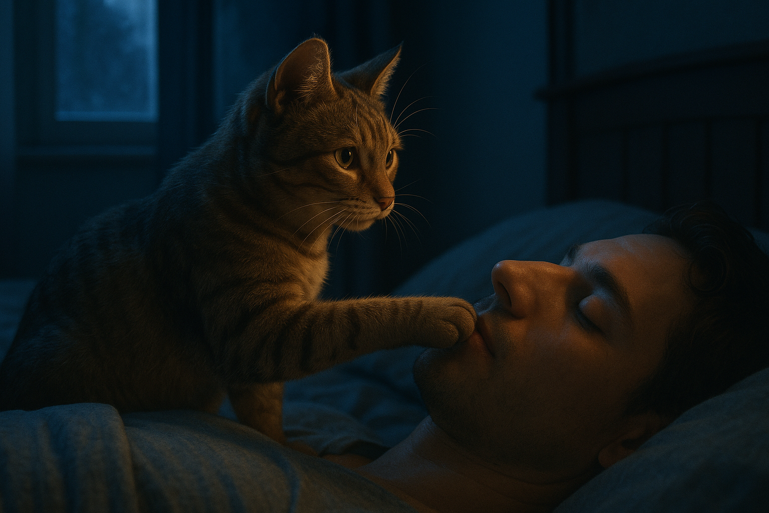 Why Does My Cat Lick My Face at Night and How to Stop It