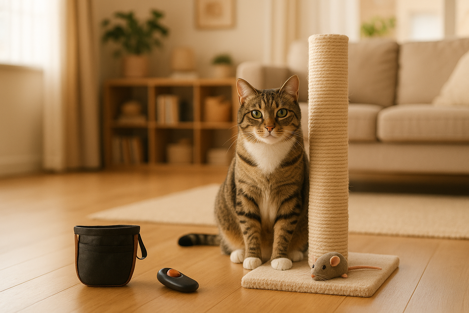 How to Train Indoor Cat to Behave Properly