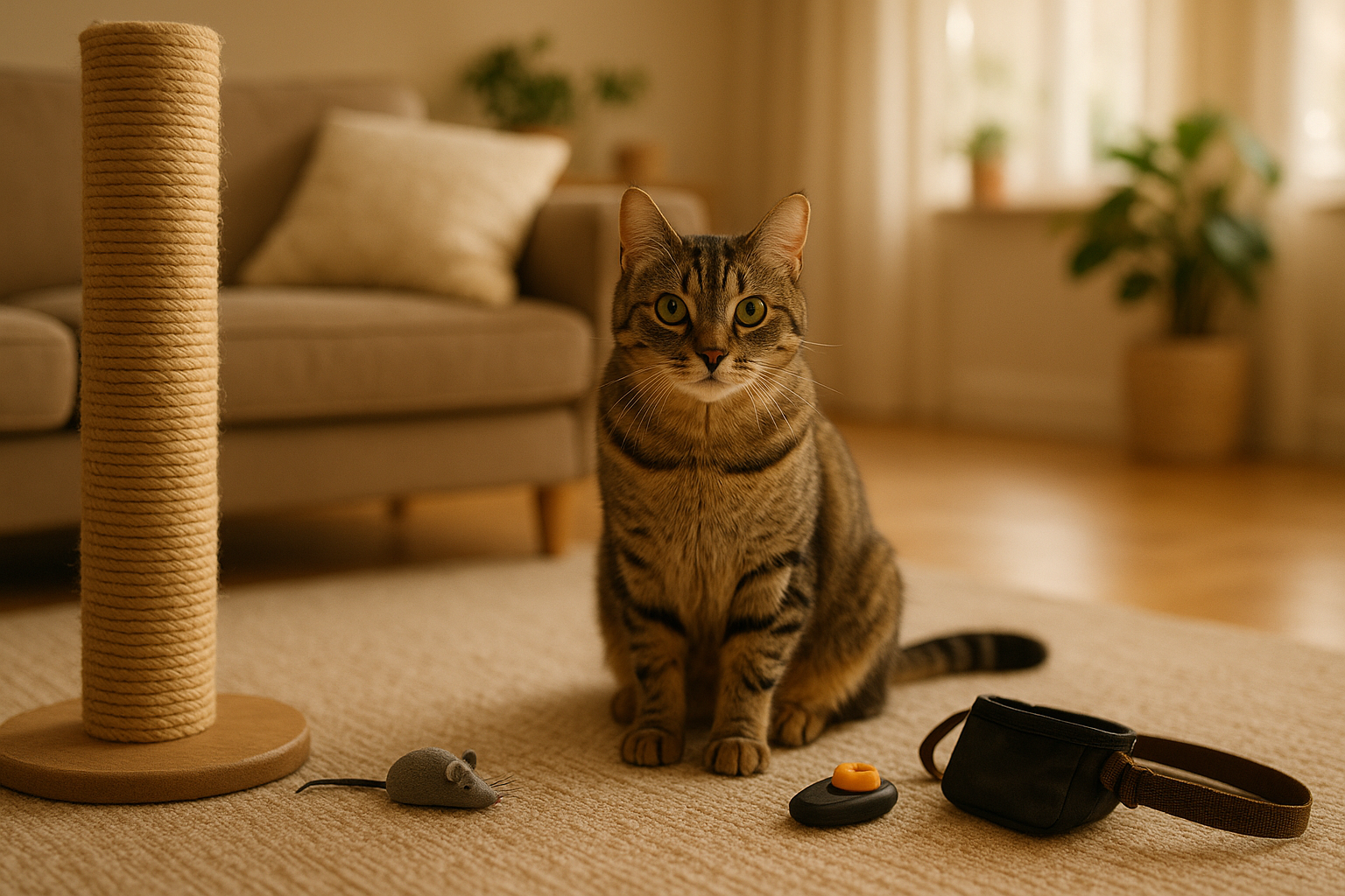 How to Train Indoor Cat to Behave Properly