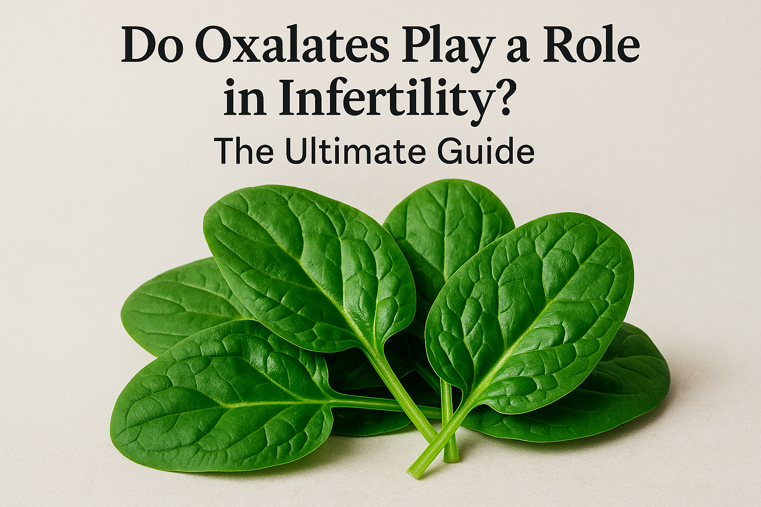 Do Oxalates Play a Role in Infertility? The Ultimate Guide Do Oxalates Play a Role in Infertility? The Ultimate Guide