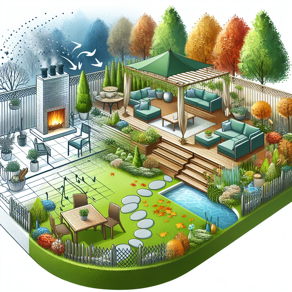 How Can I Create An Outdoor Living Space Suitable For All Seasons?