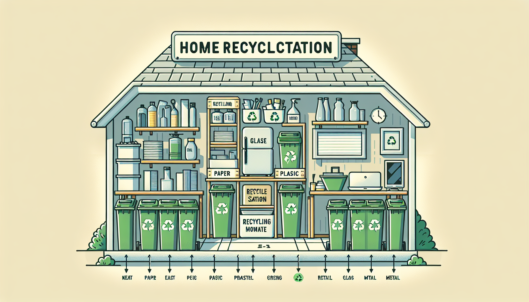 How Can I Create An Efficient Home Recycling Station? How Can I Create An Efficient Home Recycling Station?