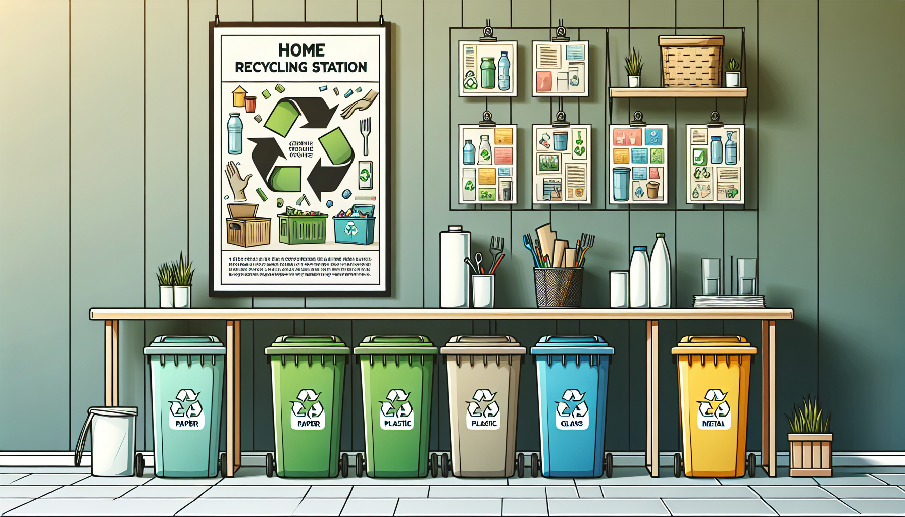 How Can I Create An Efficient Home Recycling Station? How Can I Create An Efficient Home Recycling Station?