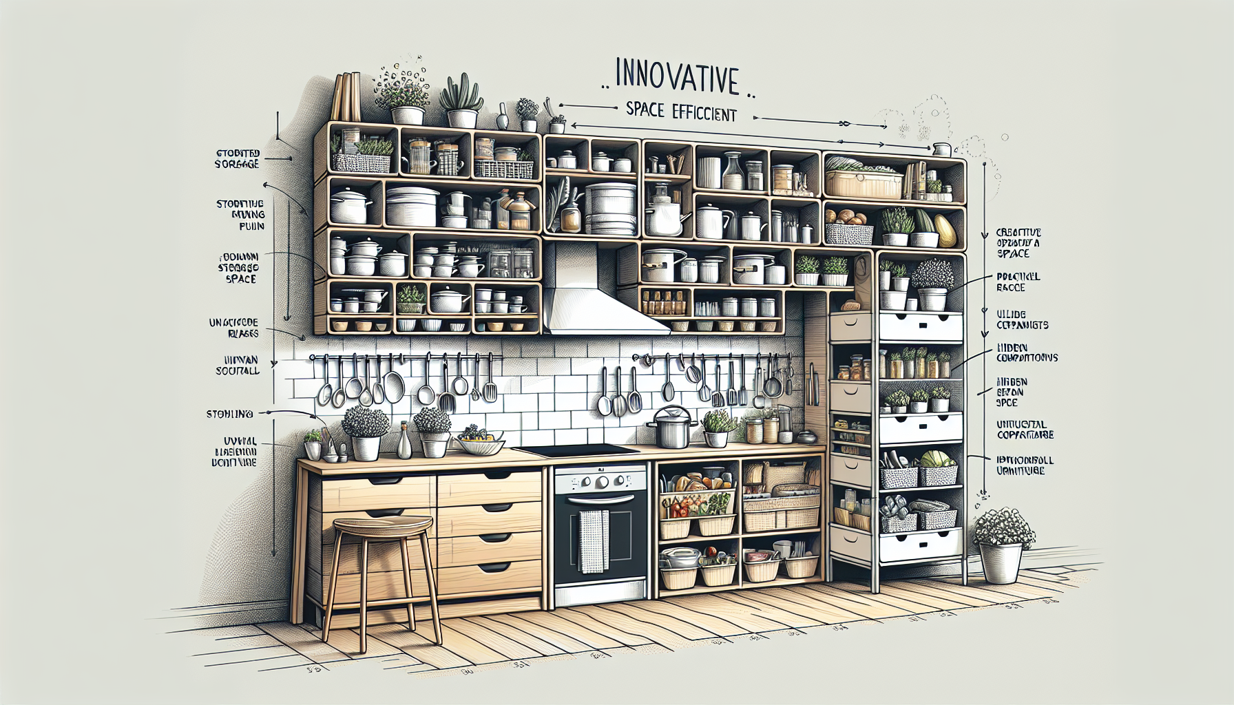 What Are Some Space-efficient Storage Solutions For A Small Kitchen? What Are Some Space-efficient Storage Solutions For A Small Kitchen?