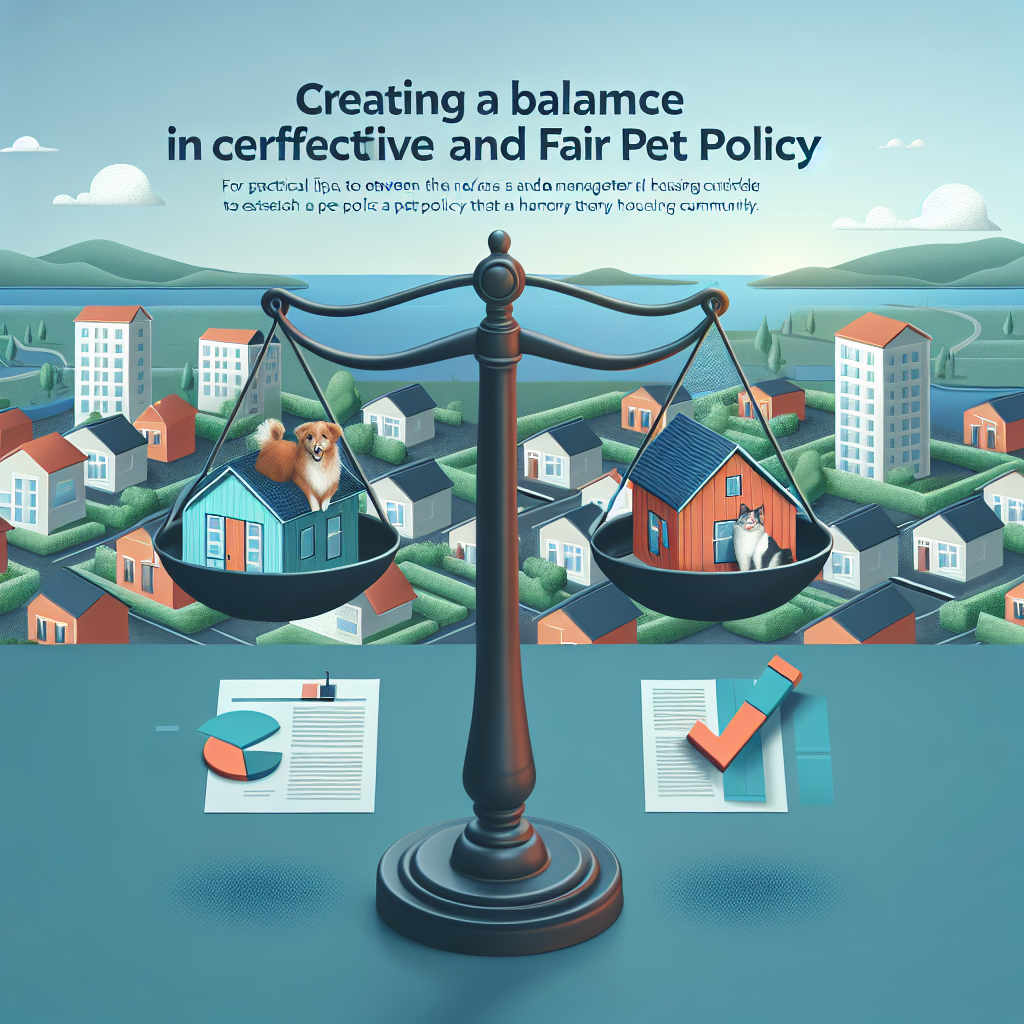 How Do I Create An Effective And Fair Pet Policy?