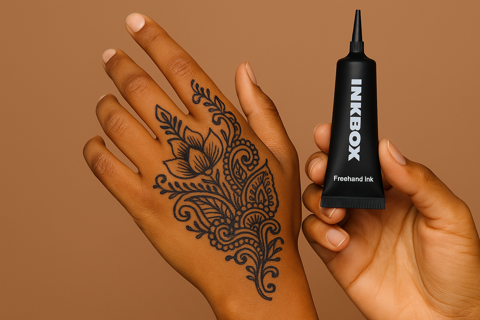 Inkbox Freehand Ink- Temporary Tattoo Drawing Kit | Long Lasting, Water-Resistant, Cruelty-Free  Vegan, 0.5 Fl Oz (Pack of 2)