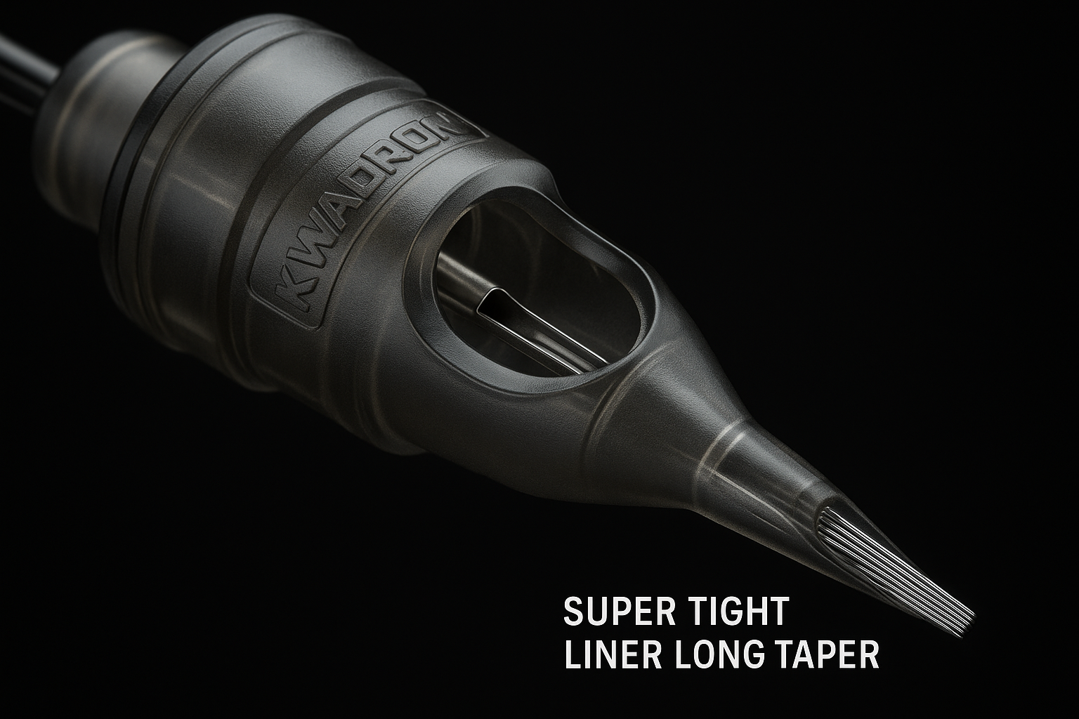 Kwadron Tattoo Needle Cartridge, Box of 20, Super Tight Liners Long Taper - 3 Super Tight Liner Long Taper - 25/3RLLT